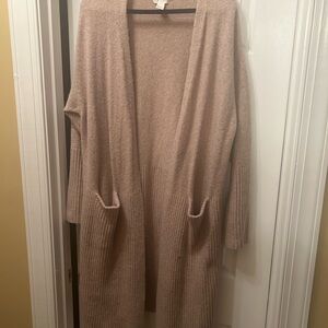 Women's Beige Sweater Cardigan
